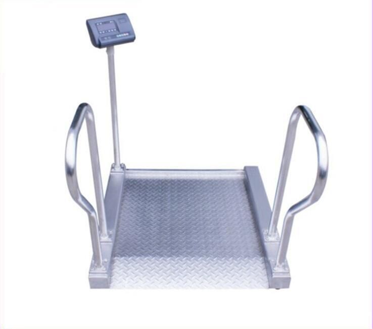 300kgs Medical Scales Platform Scales Wheelchair Electronic Dialysis Patients Wheelchair