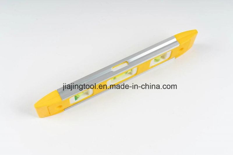 Magnetic Spirit Level/230mm 9" Magnetic Plastic Torpedo Level