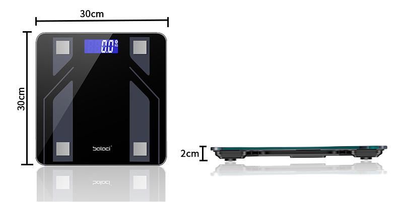 Custom Electronic Bathroom Scale Smartscale Digital Body Fat Scale