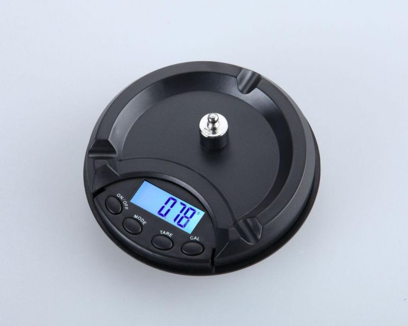 200g/0.01g Pocket Electrical Battery Ashtray Jewelry Scale Blue Backlight LCD Digital Scale