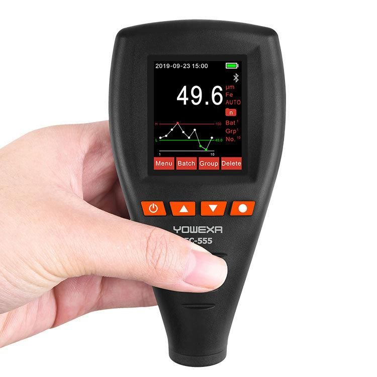 Ec-555 Coating Thickness Detector Color Display Digital Thickness Meter