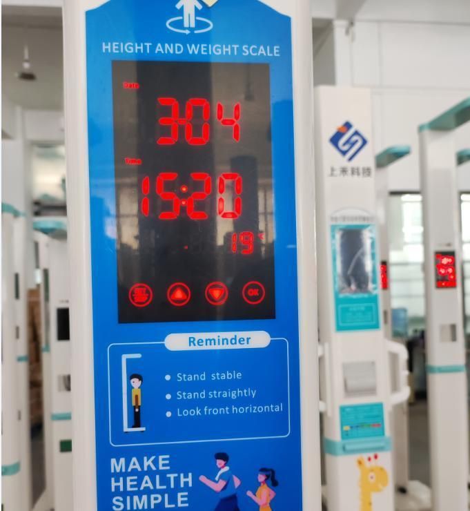 BMI Machine Weight and Height Scale