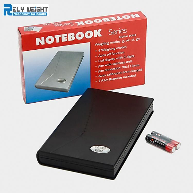 Notebook Series Big Stainless Steel Platform Digital Pocket Scale
