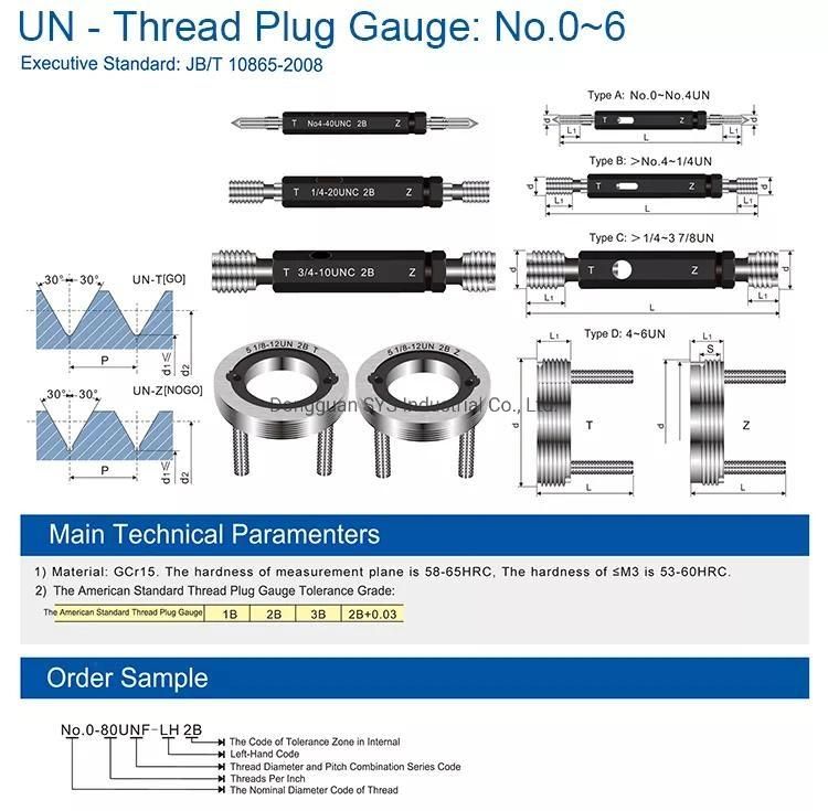 Precision Thread Plug and Ring Gauges for Plastic Mould Injections