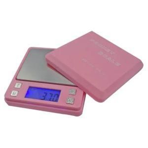 Pink Electronic Portable Pocket Scale Digital Jewelry Scale
