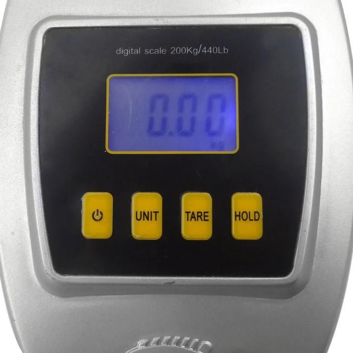 200kg Digital Hanging Luggage Fishing Weight Scale with Tape