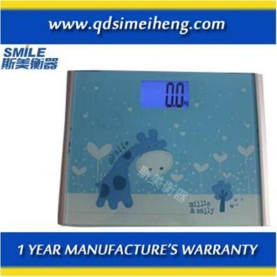Body Scales 200kg Blue Colors Can Customization for Bathroom- Personal Household Lose Weight