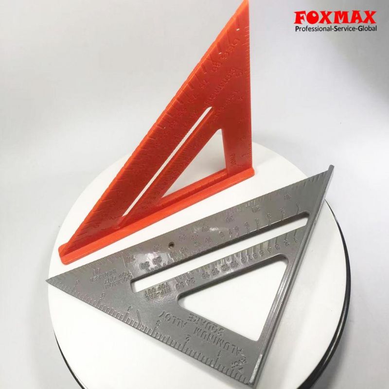 Aluminum Alloy Triangle Ruler Squares Protractor Measuring Tools (FX-S21)