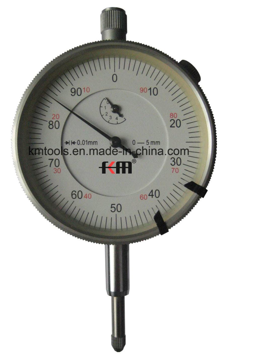 High Quality Precision 0-5mm Dial Indicator with 0.01mm Graduation