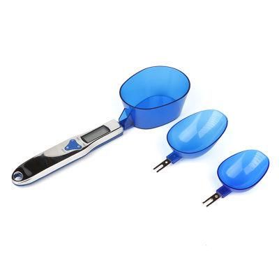 Stainless Steel+ABS Plastic Electronic Spoon Scale with 3 Scoop