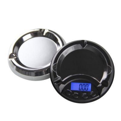 Portable Ashtray Digital Electronic Pocket Scales Gold Silver Jewelry Scale