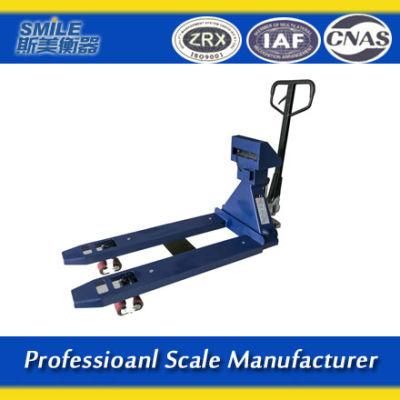 Electronic Scale Lift Truck Manual Hydraulic Handling Forklift Weighing Pallet Ground Cattle