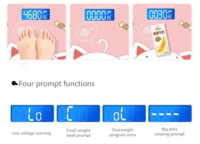 LED Display Body Weighing Scale 0.2-180kg