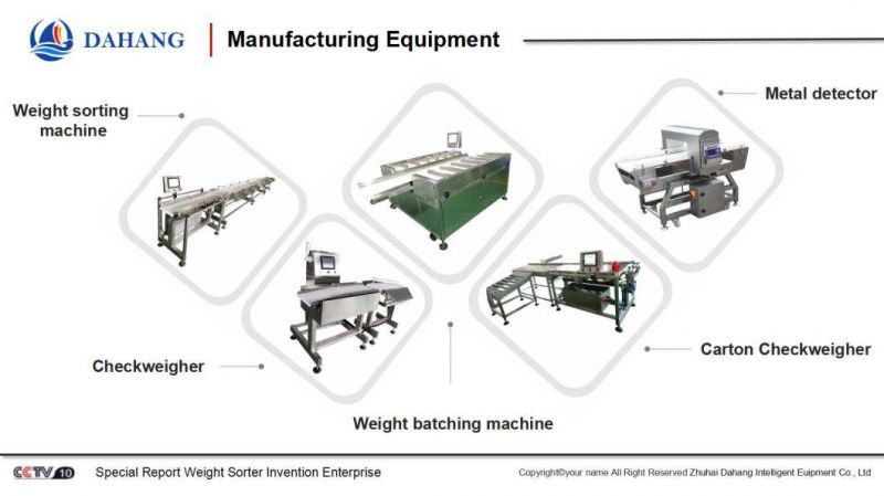 Automatic Sorting of Fish Weighing with 6 Weight Output Stations