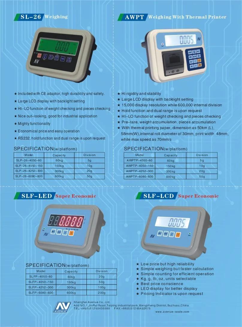 LED Indicator Digital Weighing Display Economic Type Scales