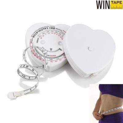 Heart Shape Thickness 1.5cm BMI Using Tape Measure for Medical Use