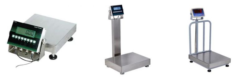100kg 150kg RS232 RS485 Waterproof Stainless Steel Electronic Weighing Bench Scale