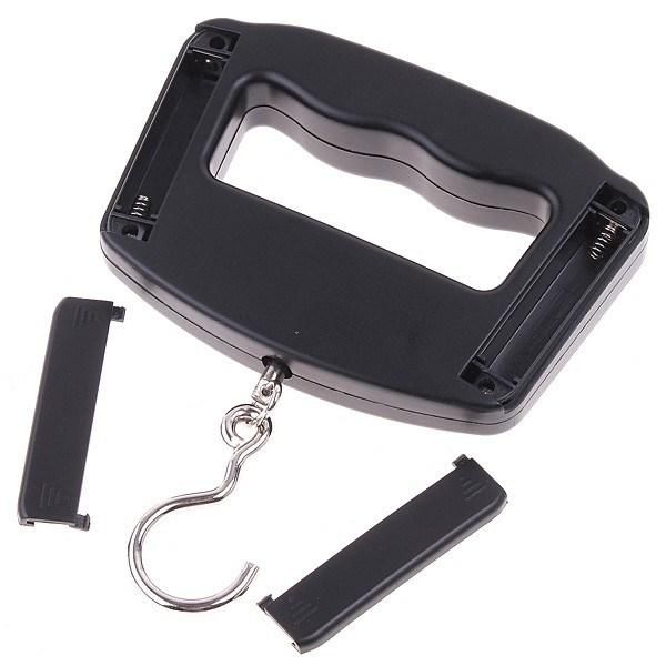 50kg/10g LCD Digital Luggage Belt Handheld Portable Electronic Hanging Scale