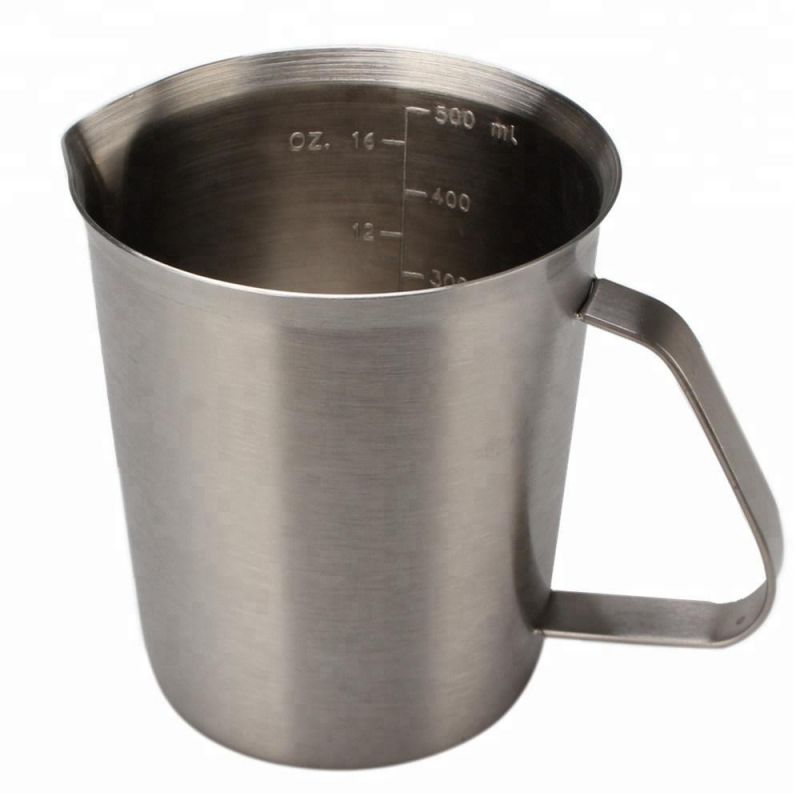 Stainless Steel Milk Water Measuring Mug Jug