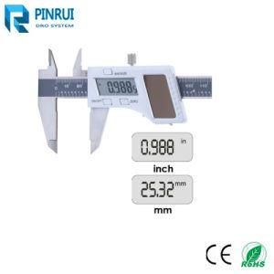 6 Inch LCD High Accuracy Solar Power Digital Vernier Calipers for Industrial Use