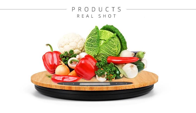 Special Design Wooden Digital Kitchen Food Scale