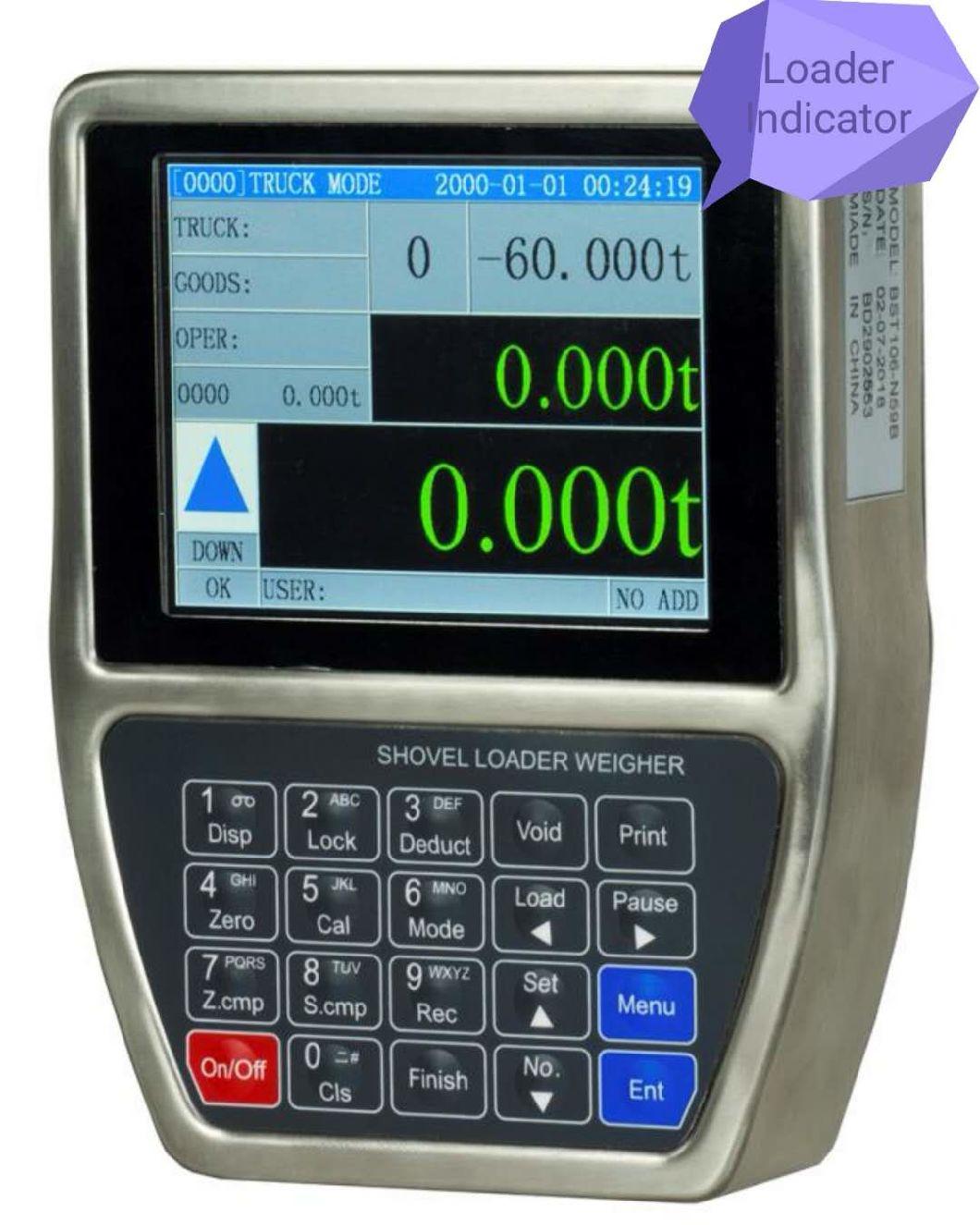 Supmeter Build-in Printer Shovel Loader Indicator, Big display on Board Weighing Systems for Wheel Loaders