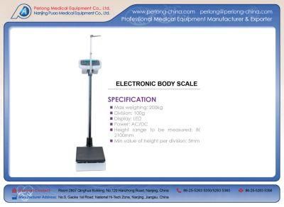 Easy Operation Medical Equipment Electronic Body Scale