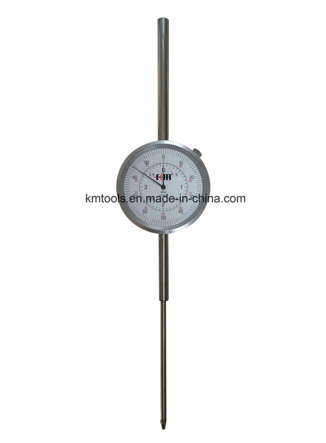 0-4′′ Inch Dial Indicator with Super Large Range with Double-Needle Coaxial