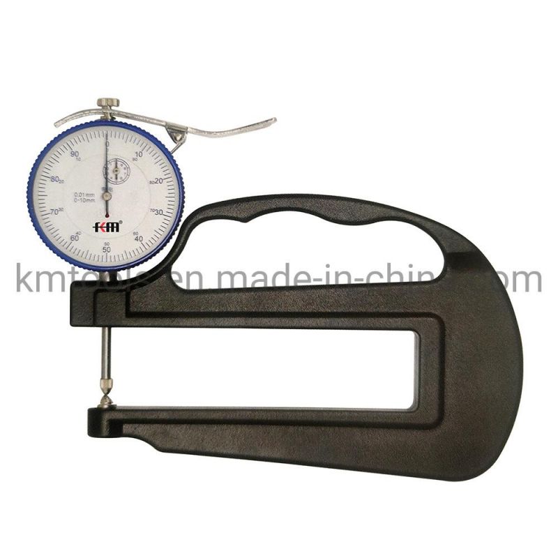 0.01mm Precision Accuracy Round Dial Thickness Gauge for 120mm Measuring Depth