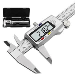 6-Inch 150mm Digital Calipers Stainless Steel Electronic Digital Vernier Caliper Metal Micrometer Measuring Tool Caliper