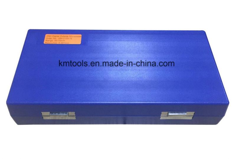 50-75mm IP65 Electronic Digital Outside Micrometer Measuring Tool