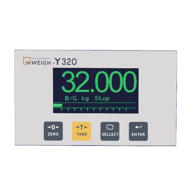 Y320 CE Approval RS232 RS485 Batching Weighing Scale Weighting Indicator Controller