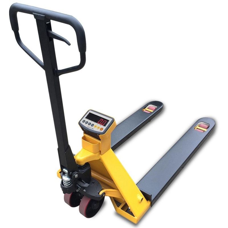 pH 680mm 2000kg Hand Electronic Pallet Jack Truck Scale