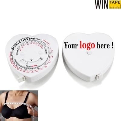 1.5m Custom Plastic BMI Measuring Tape with Your Logo