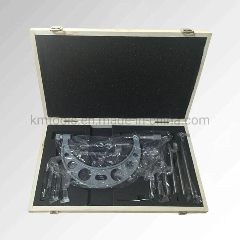 0-150mm Outside Micrometer with Interchangeable Anvils