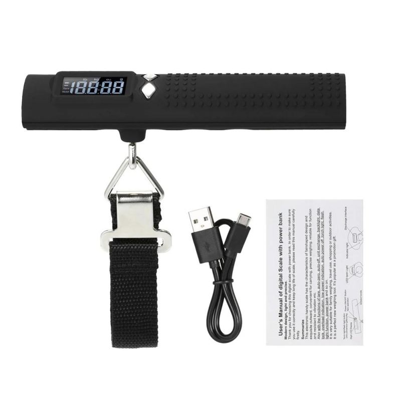 Hanging Baggage Portable Suitcase Weighing Scale with Backlight and Torch