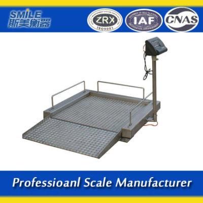 3 Ton Electronic Platform Scale Digital Heavy Duty Weighing Floor Scale 1.2mx1.2m Platform Scales