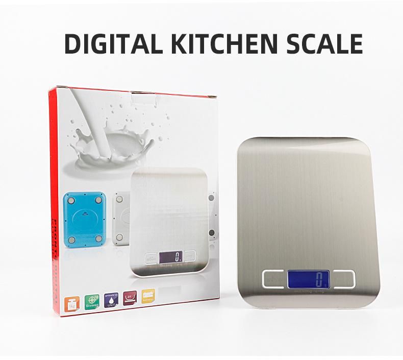 Factory High Quality Digital LCD Kitchen Food Weighing Scale