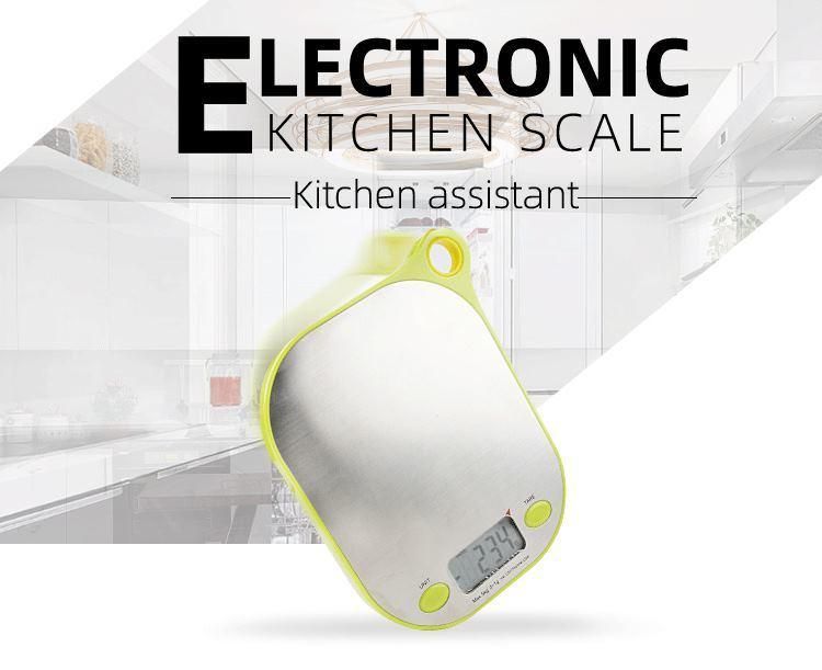 Green Hot-Selling 10kg High-Precision Household Baking Electronic Kitchen Scale