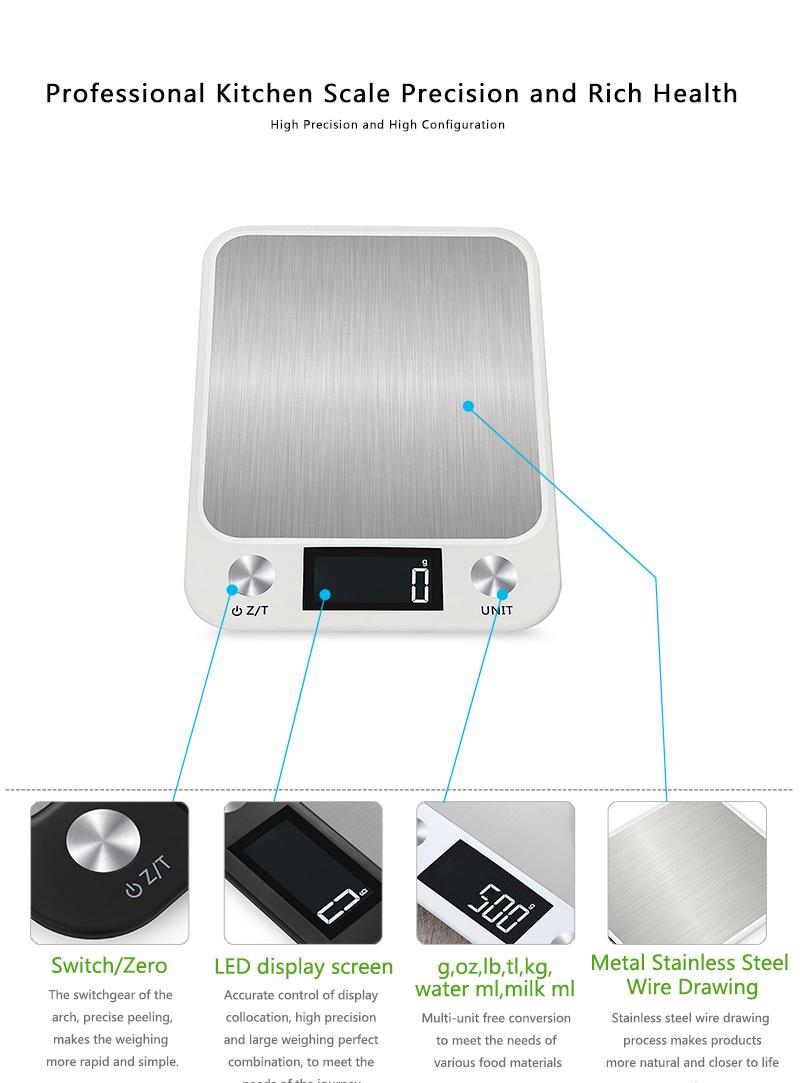 Wholesale High Quality Digital Kitchen Weighing Scale 5000g