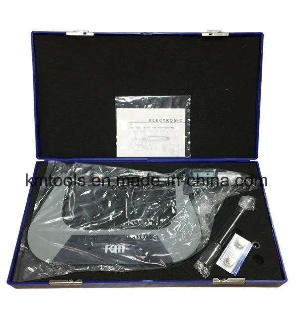 125-150mm Digital Outside Micrometer with 0.001mm Resolution Measuring Device