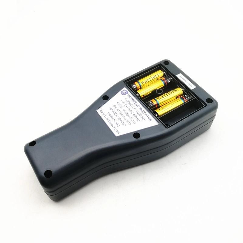 5-Digital LED Display Portable Wireless Handheld Indicators Powered by 4PCS AA Size Alkaline Batteries (BIN380)