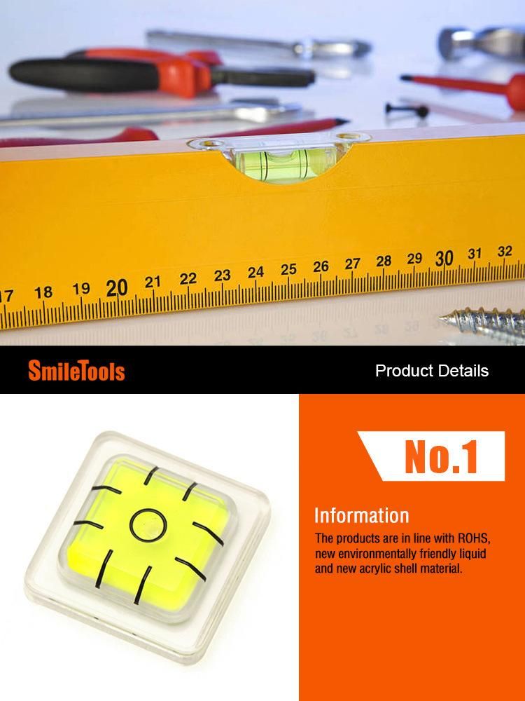 High Quality Tubular Bubble Level, Spirit Level Vial