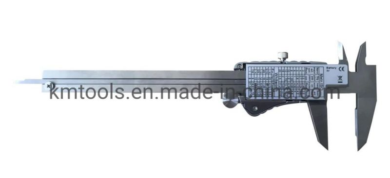 0-150mm/0-6′′ IP54 Digital Caliper with Metal Casing