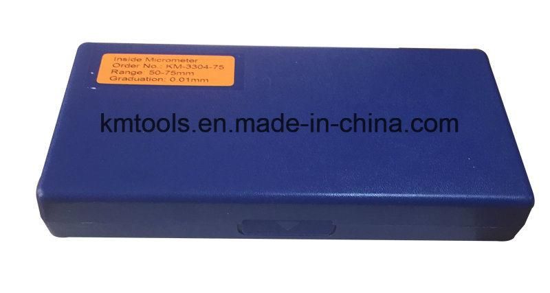 50-75mm Caliper Type Inside Micrometer with 0.01mm Graduation