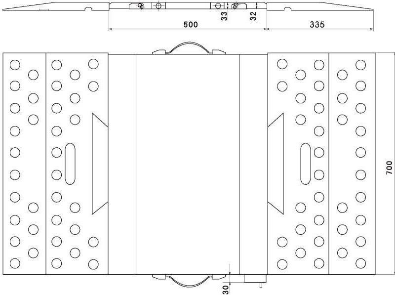 Portable Weighing Wheel Axle Pad Scale