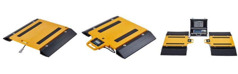 5ton 10ton 15ton Aluminum Alloy Wireless Static Mode Axle Weighing Pads