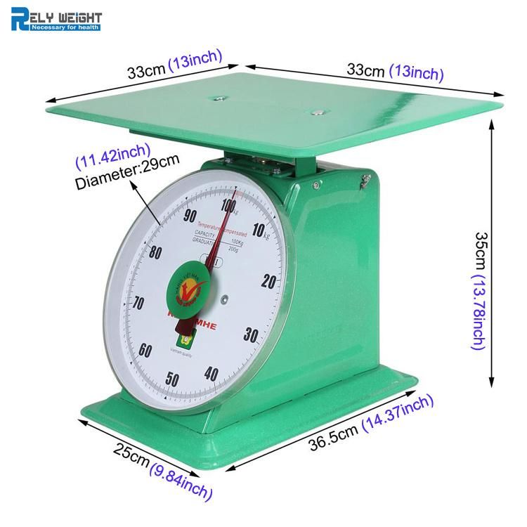 Big Capacity Professional Platform Dial Spring Scale 150kg