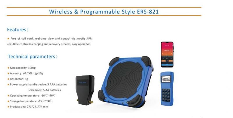 Electronic Refrgerant Scale Ers-821