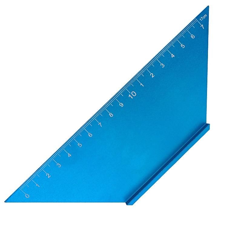 Woodworking Multi-Function Angle Ruler Aluminum Alloy T-Shaped Scribing Planer 45-Degree Scribing Ruler Right-Angle Guide Ruler